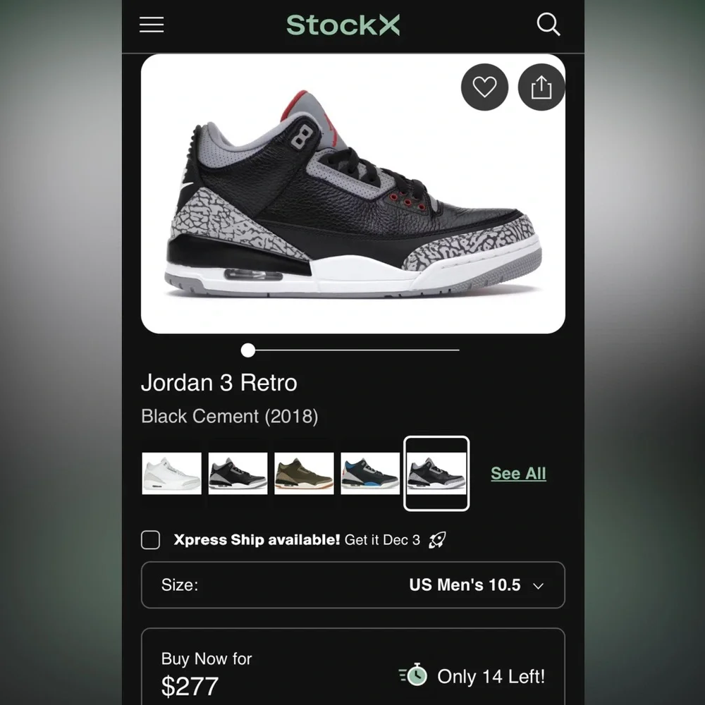 Jordan Retro 3 - Picture 6 of 6